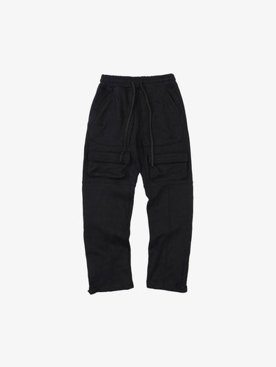 Straight Leg Drawstring Cargo Sweatpants