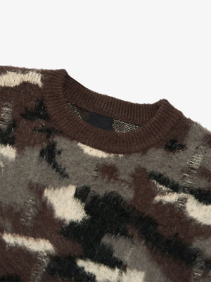 Camo Pullover – Nahaufnahme des Ausschnitts | XoKool