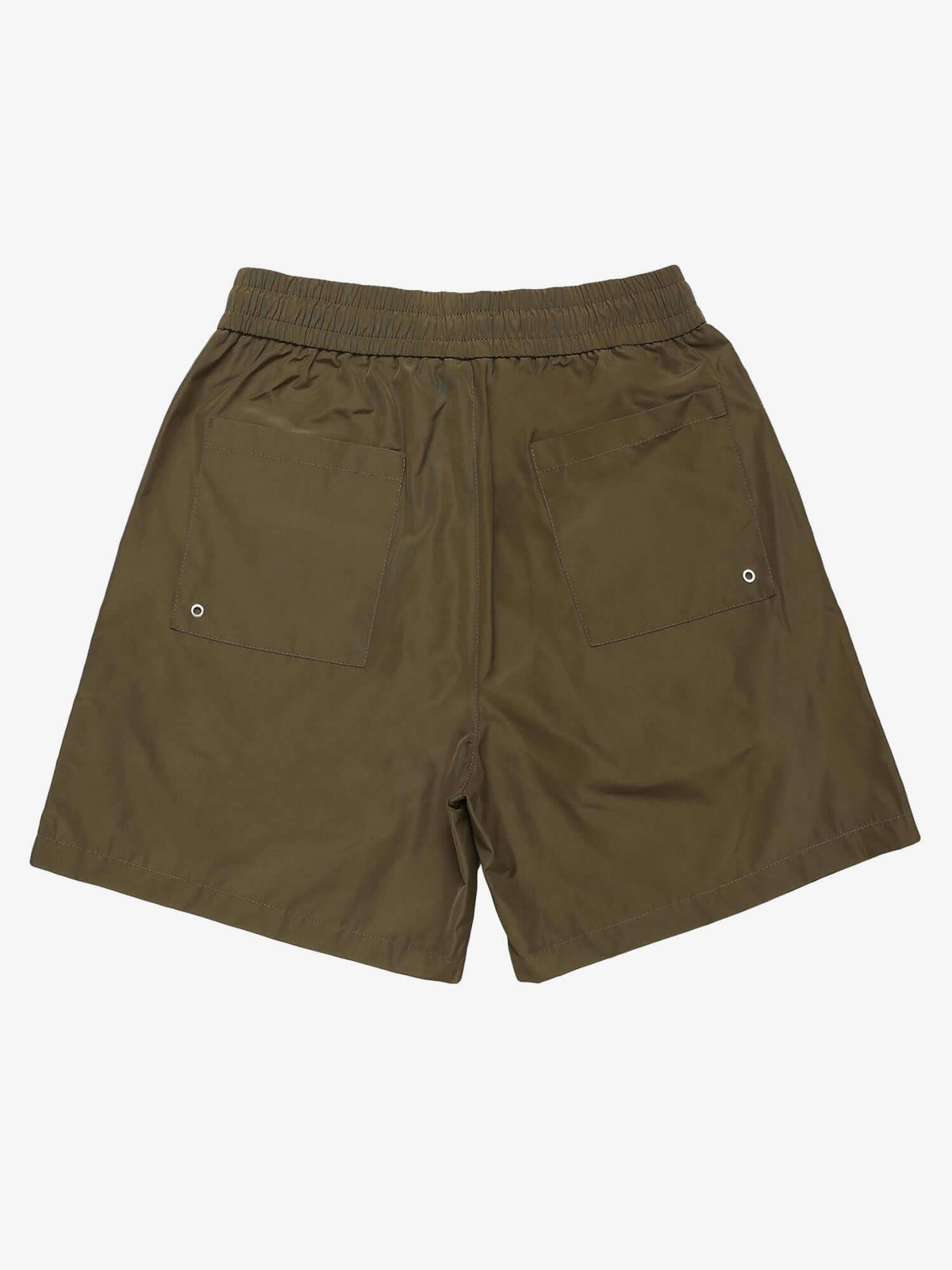 Utility Cargo Shorts mit Karabiner – Oliv, Rückansicht | XoKool