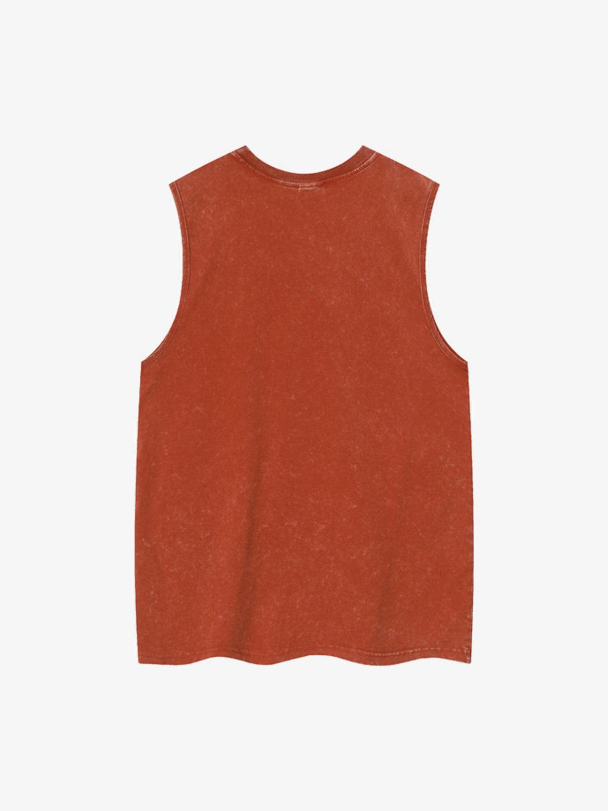 Vintage-Auto Tanktop – Rostorange, Rückansicht flach | XoKool