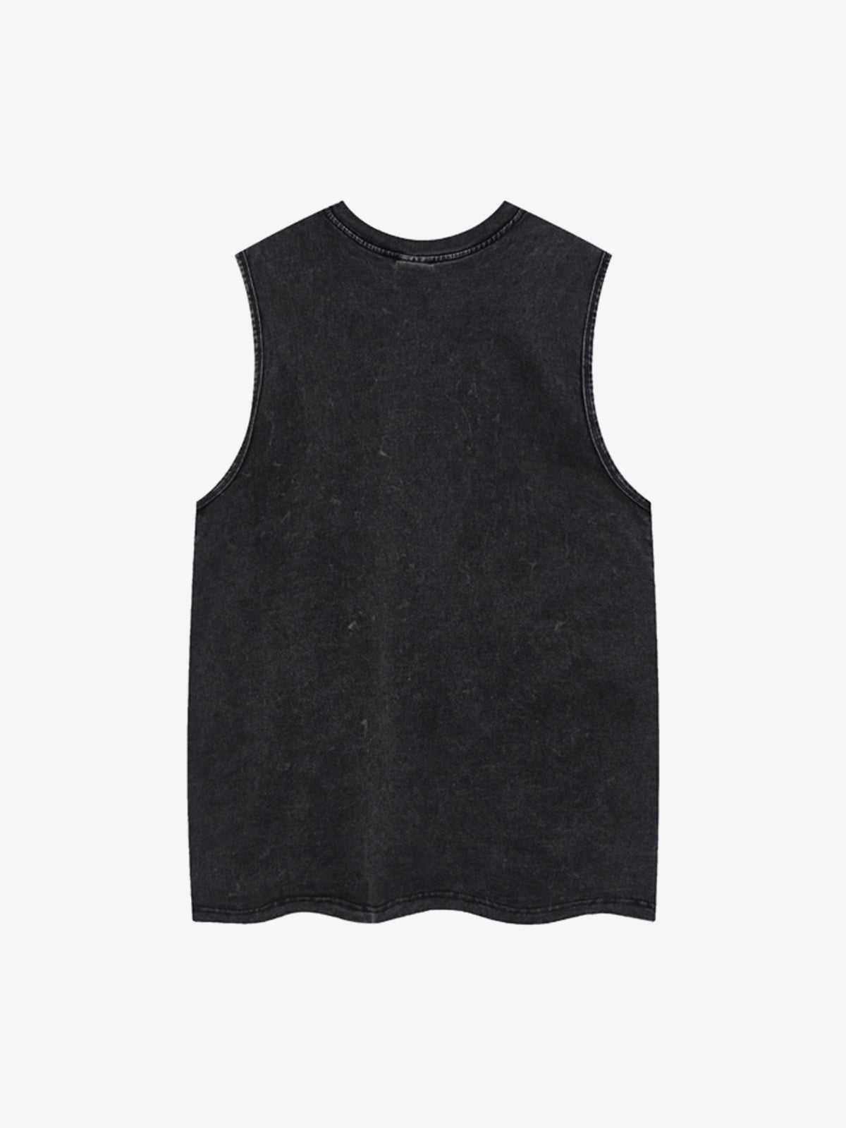 Vintage-Auto Tanktop – Schwarz, Rückansicht flach | XoKool