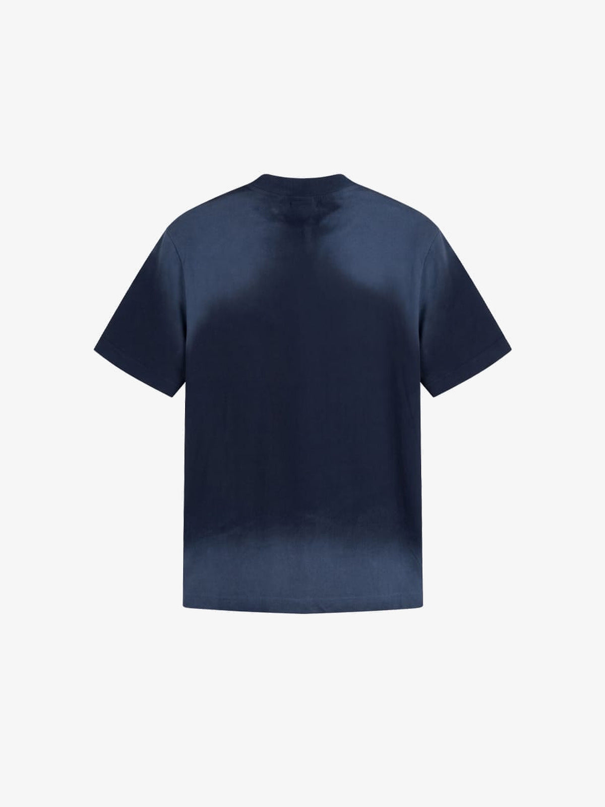 Genietetes Nummern-T-Shirt – Blau, Rückansicht flach | XoKool