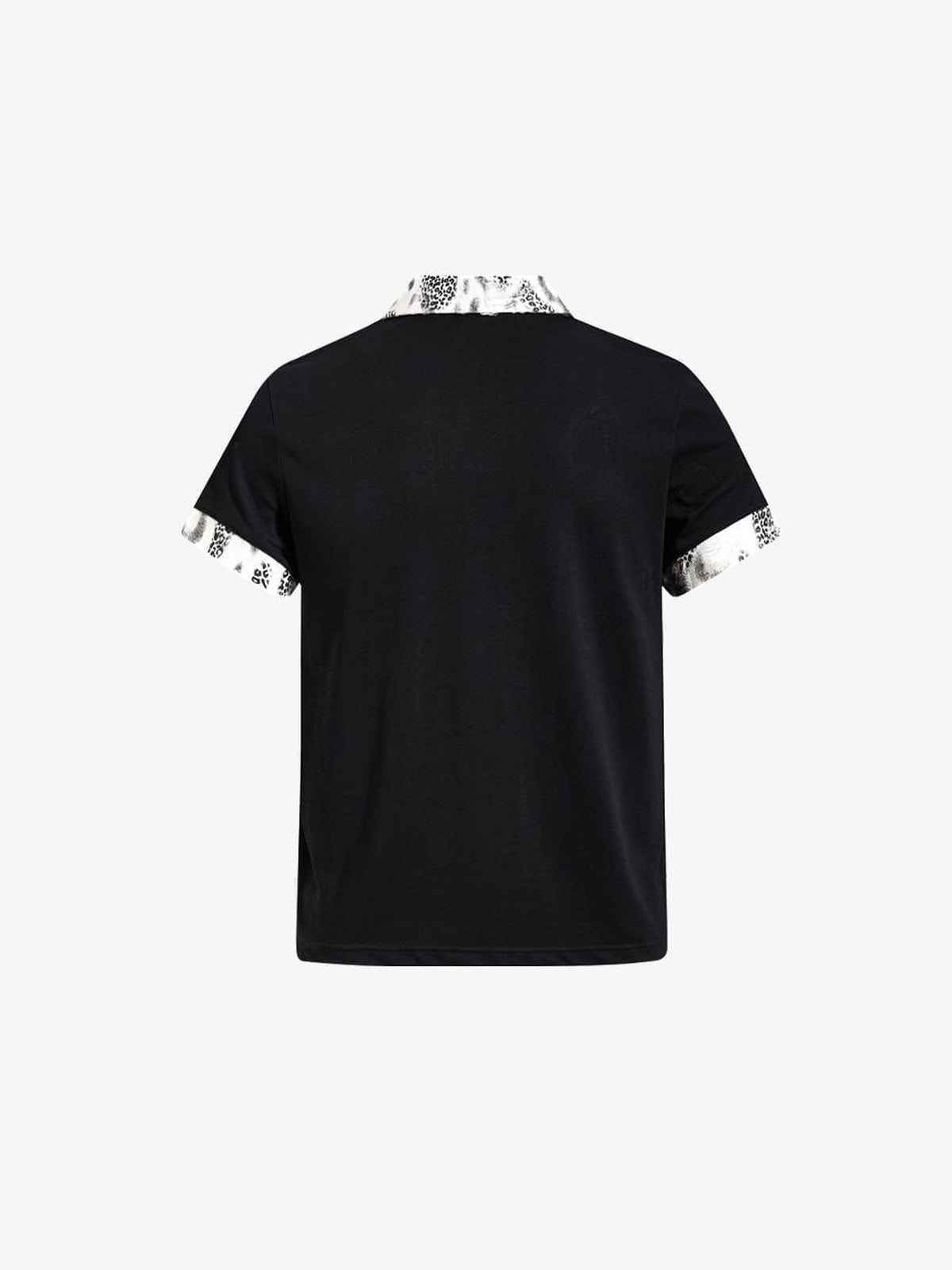 Polo con tachas – negro, vista trasera | XoKool
