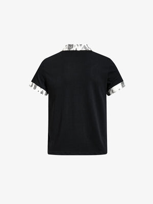 Polo con tachas – negro, vista trasera | XoKool