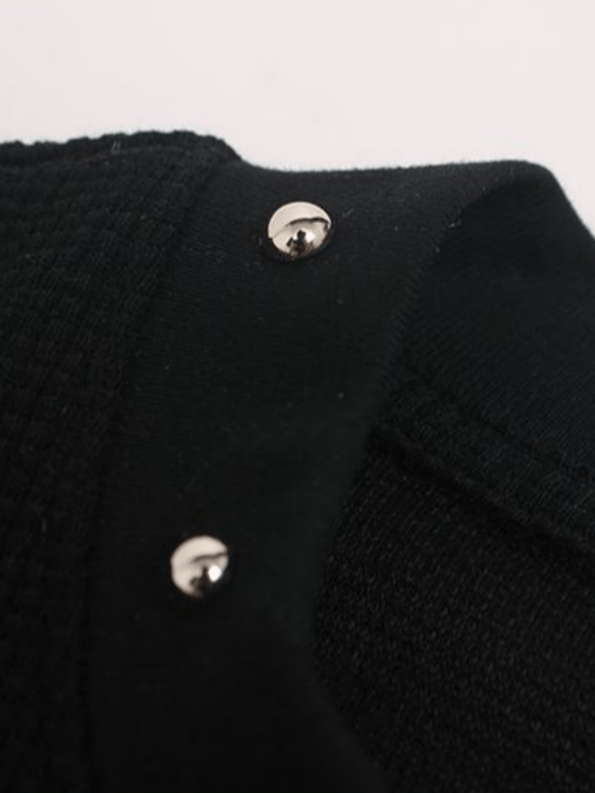 Studded Portrait Tee – studs and fabric close-up | XoKool