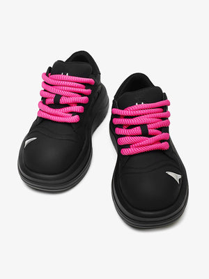 Black and pink sneakers – Black Pink top view | XoKool