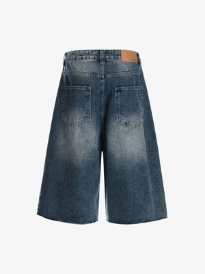 Pearl Studded Wide Leg Jorts – back view | XoKool