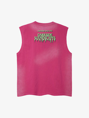 Lets Rock Tanktop – Hot Pink, Rückansicht | XoKool