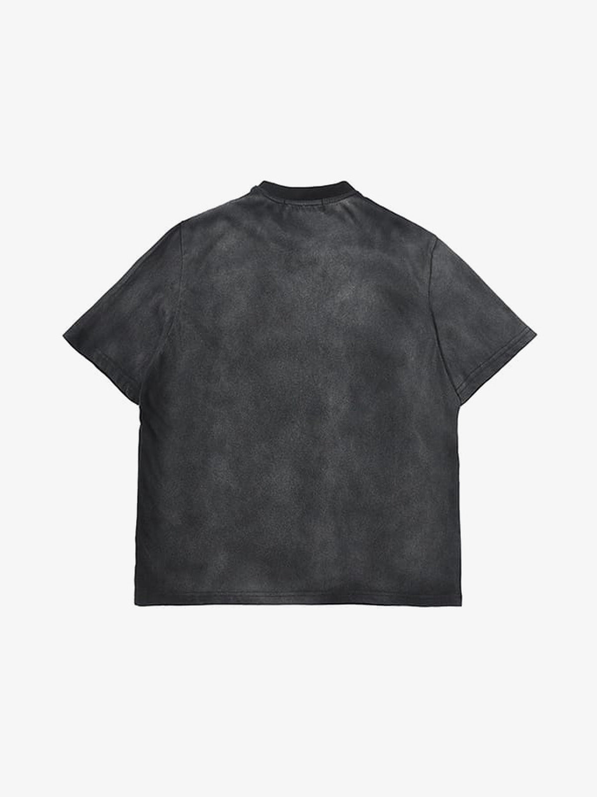 Graphic T-Shirt mit Spruch – Schwarz, Rückansicht | XoKool