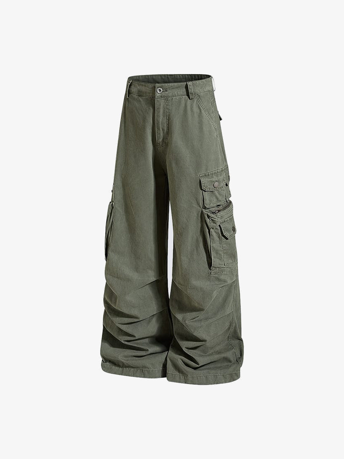 Tactical Cargohose – Oliv, schräg von vorn | XoKool