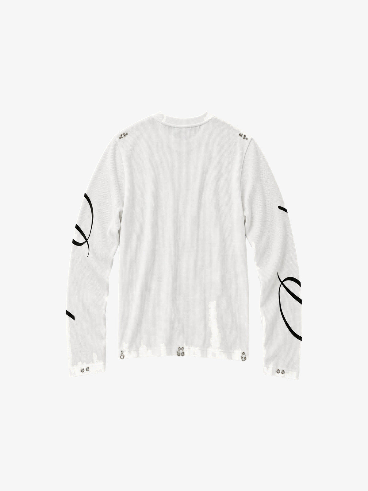 Thermal Long Sleeve Shirt – White, back | XoKool