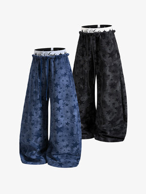 Star sweatpants – Blue and Black together | XoKool