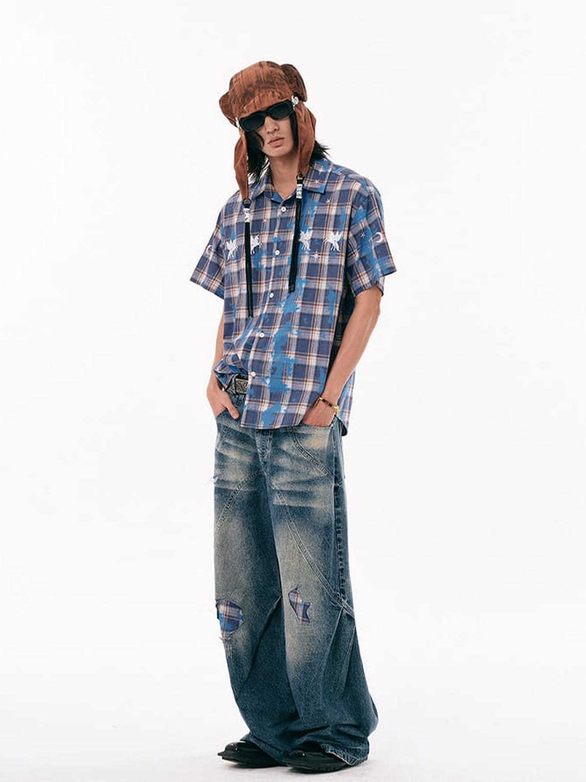 Vintage Flare Jeans – on model full body | XoKool