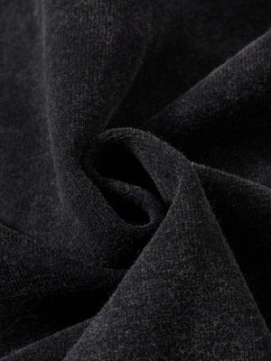 Vintage Lettering Washed Black Zip Up Hoodie – Fabric close-up | XoKool