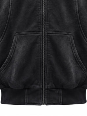 Hoodie con pasamontañas – detalle del bolsillo y la cremallera | XoKool