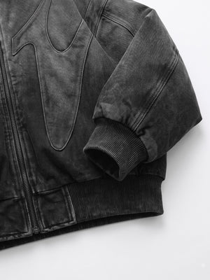 Balaclava Bomberjacke – Nahaufnahme Ärmel und Saum | XoKool