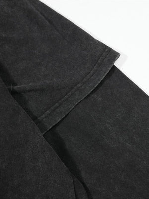 Layered eagle tee – layered sleeve hem close-up | XoKool