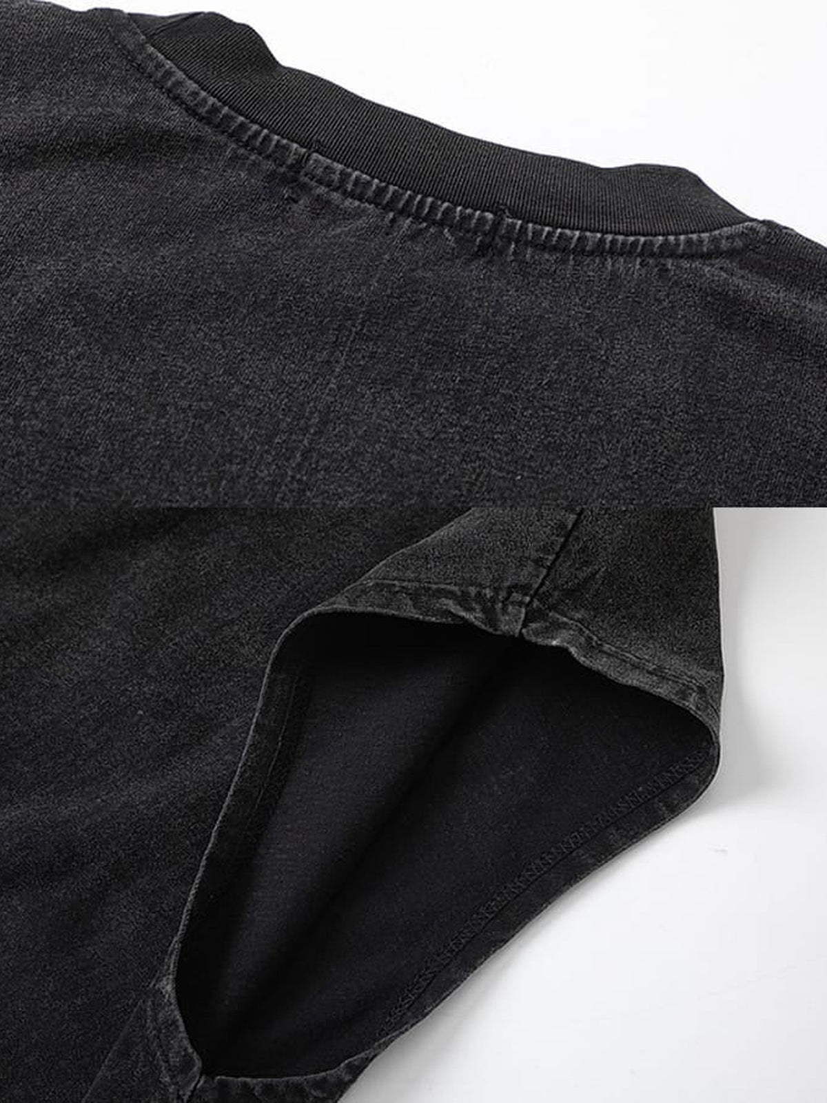 Photo print muscle tee – armhole close-up | XoKool