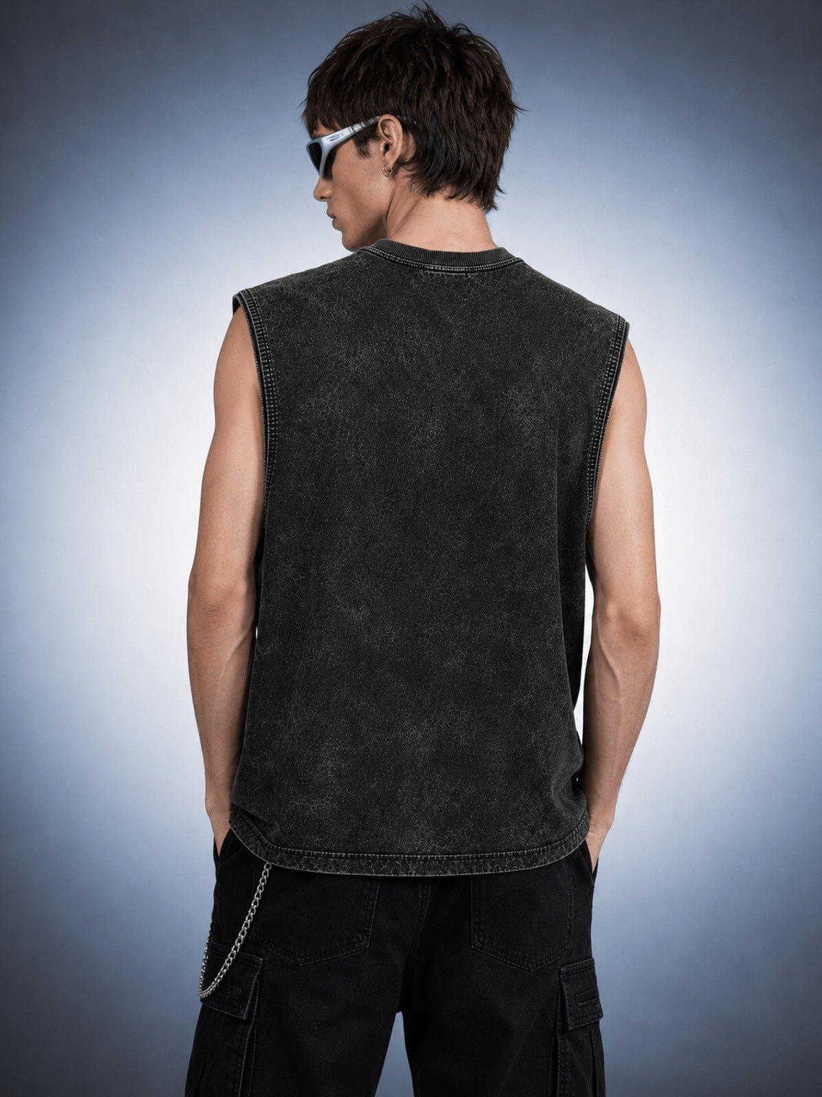 Washed Tanktop – am Model, hinten | XoKool
