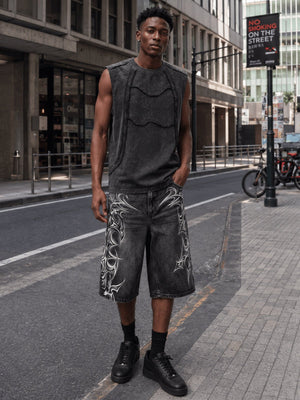 Washed Tanktop – Streetfoto, Ganzkörper | XoKool