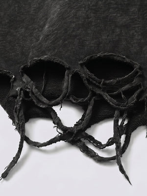Shorts deportivos con correas – detalle del dobladillo deshilachado | XoKool