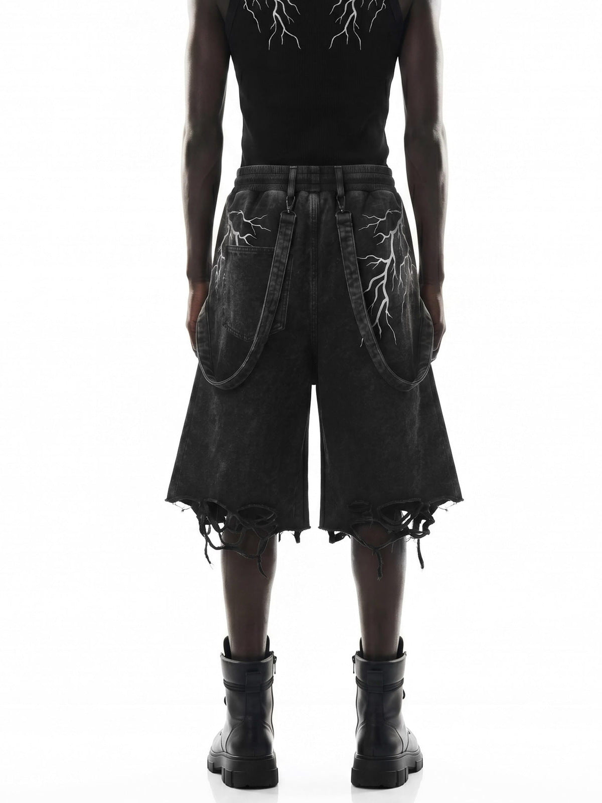 Shorts deportivos con correas – en modelo, frente | XoKool