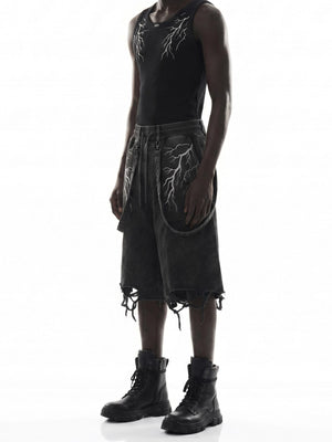 Shorts deportivos con correas – en modelo, lateral | XoKool