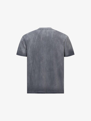 Cat graphic tee – Dark Grey, back flat | XoKool