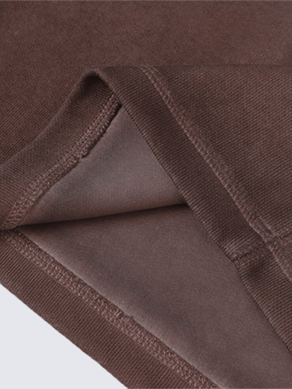 Washed hoodie – inside seam close-up | XoKool