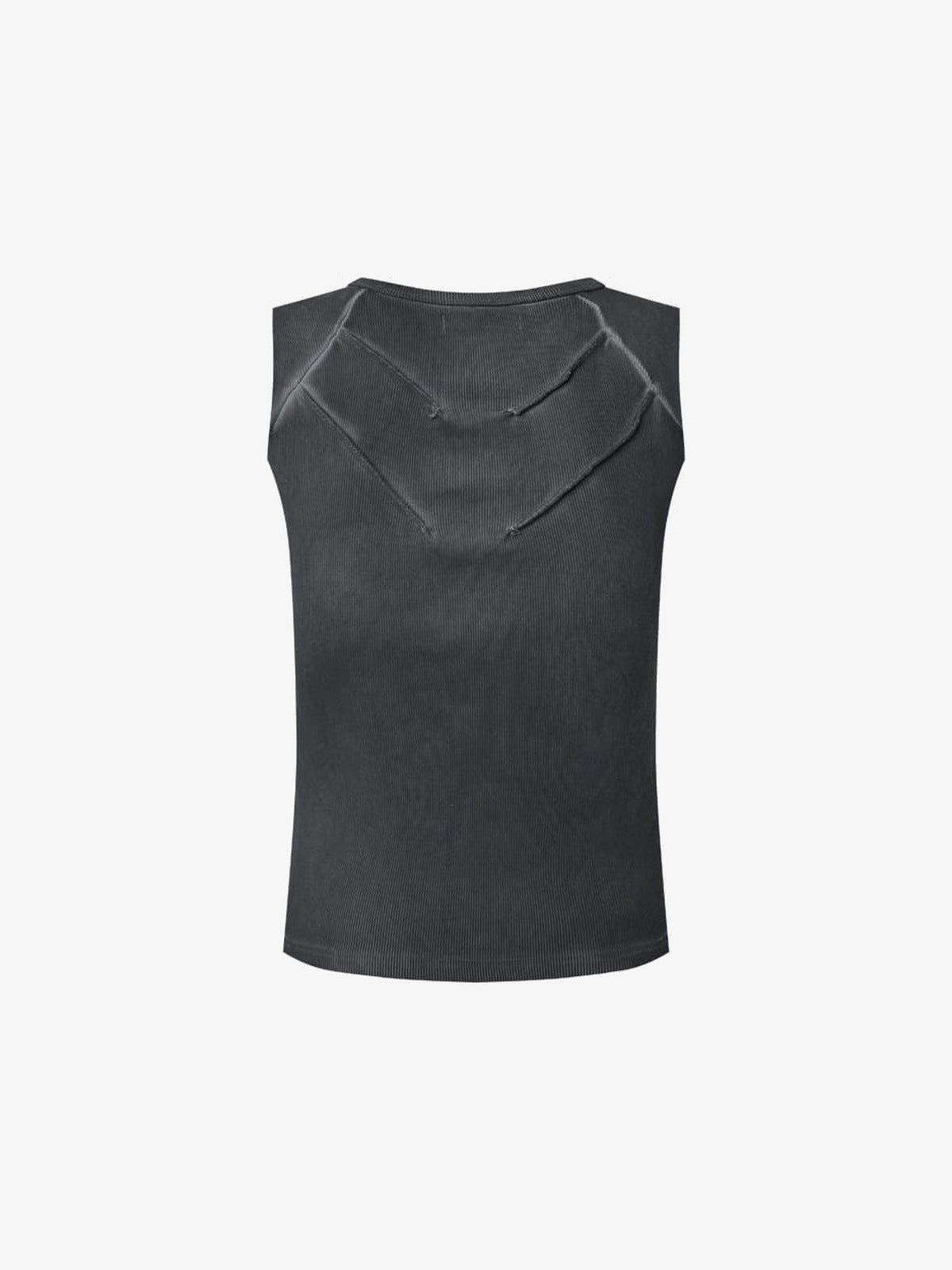 Ribbed tank top – back flat | XoKool