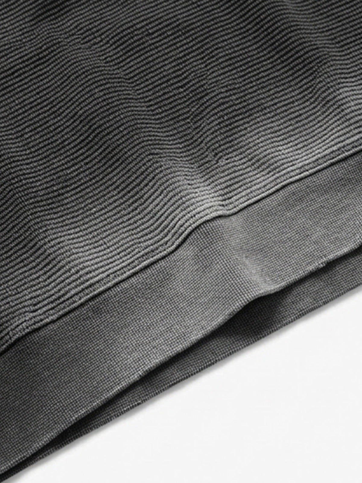 Waffle knit henley – hem close-up | XoKool