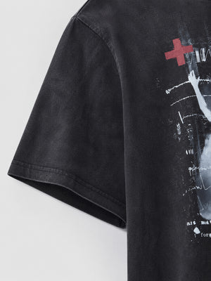 Angel graphic tee – sleeve close-up | XoKool