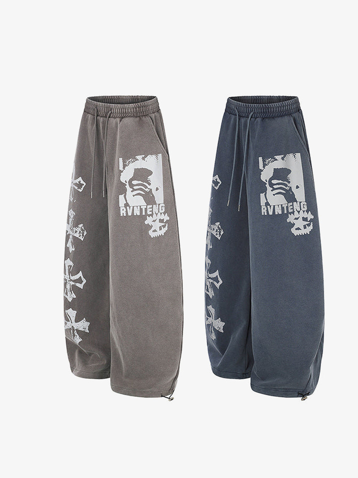 Gothic sweatpants – Both colours, angle | XoKool