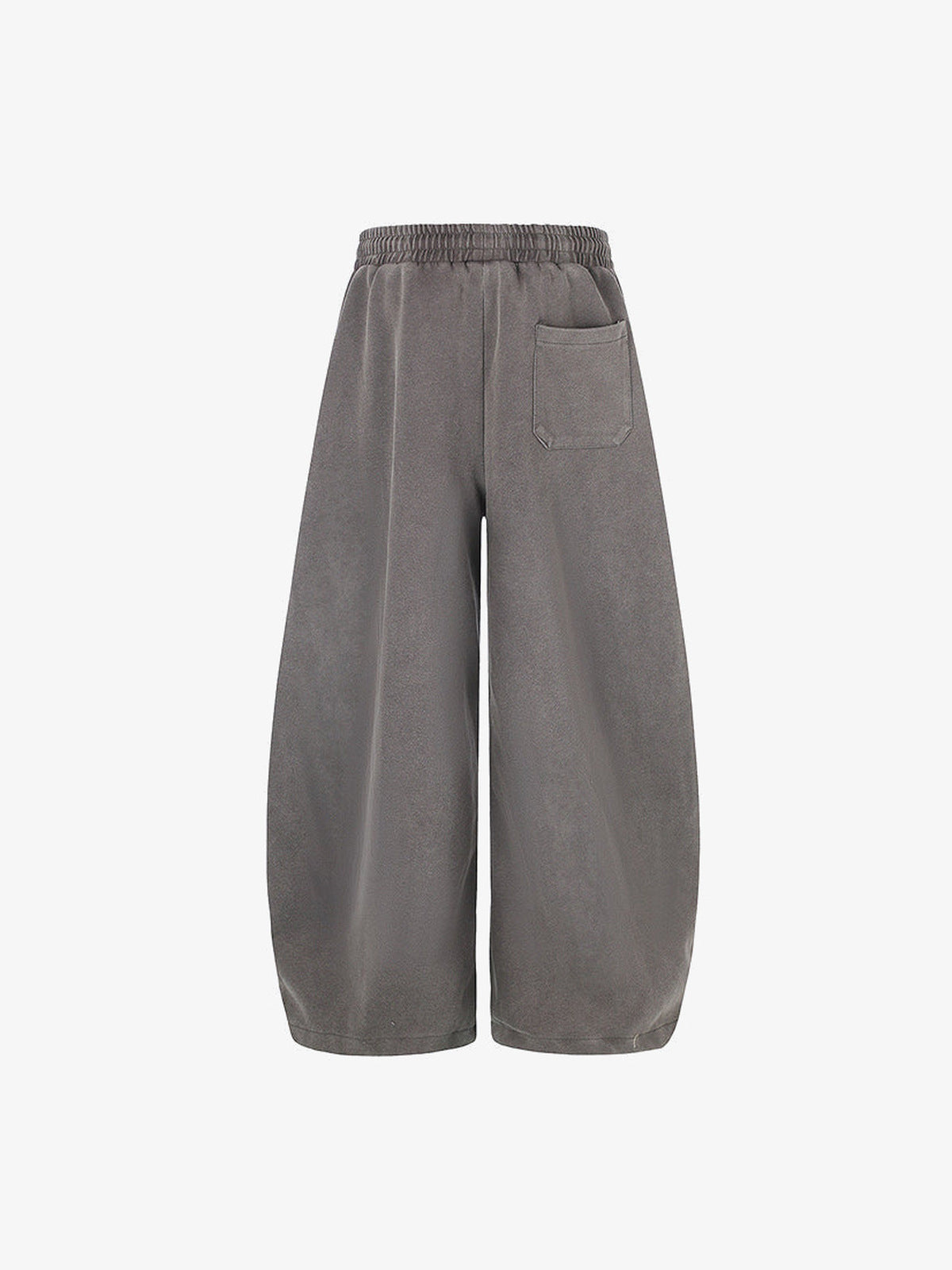 Gothic sweatpants – Taupe Grey, back flat | XoKool