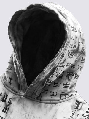 Hoodie mit Layered-Ärmeln – Nahaufnahme der Kapuze | XoKool