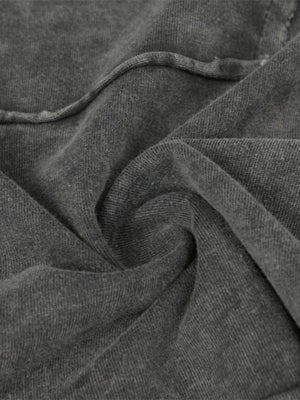 Raw seam long sleeve shirt – fabric close-up | XoKool