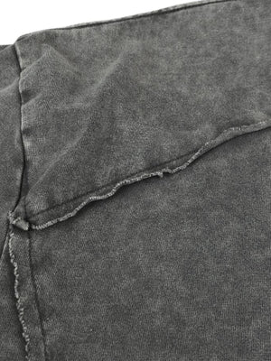 Raw seam long sleeve shirt – seam close-up | XoKool