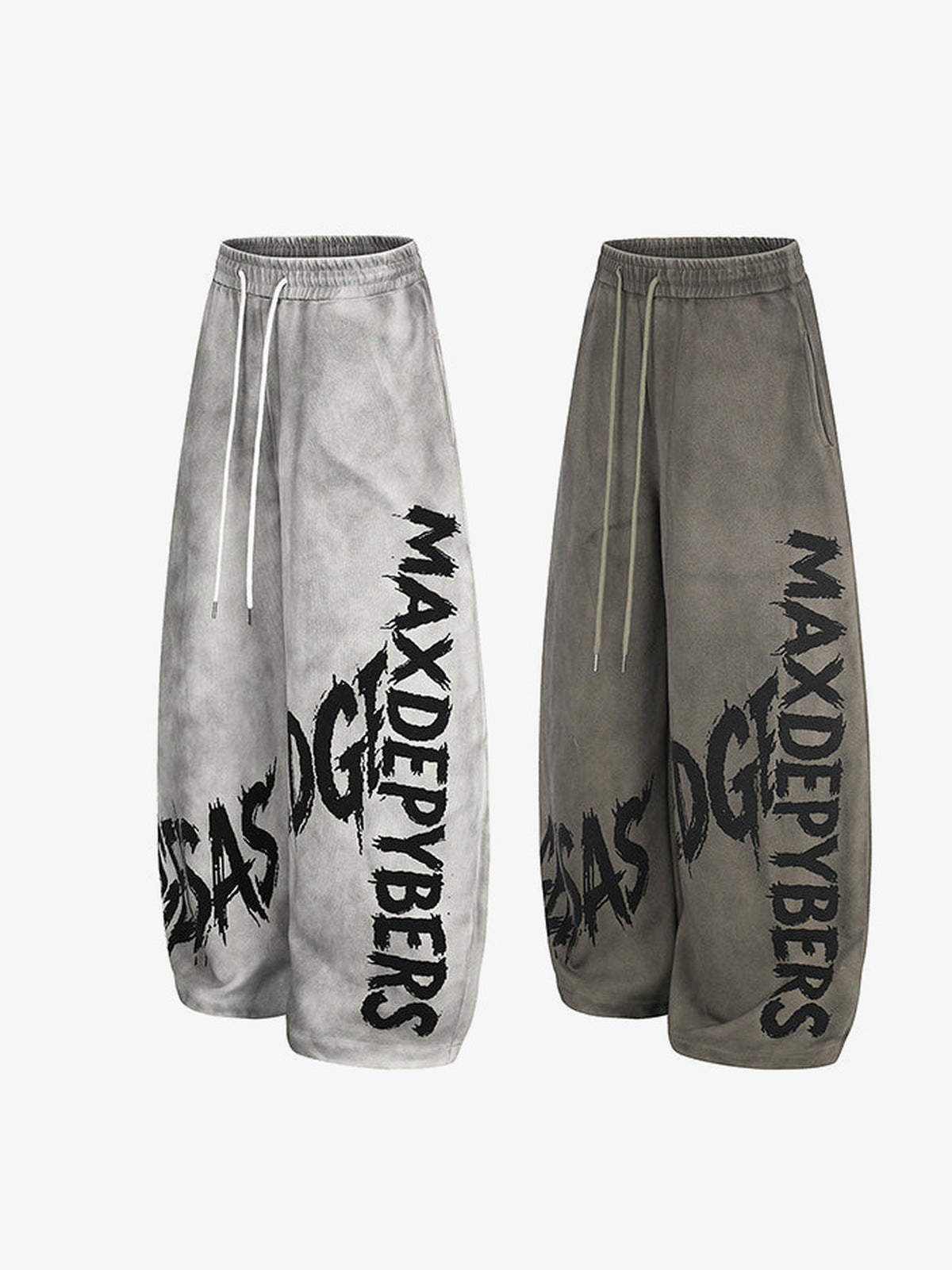 Washed Jogginghose – Grau und Grün, schräg zusammen | XoKool