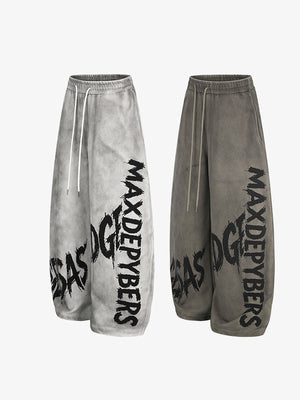 Washed Jogginghose – Grau und Grün, schräg zusammen | XoKool