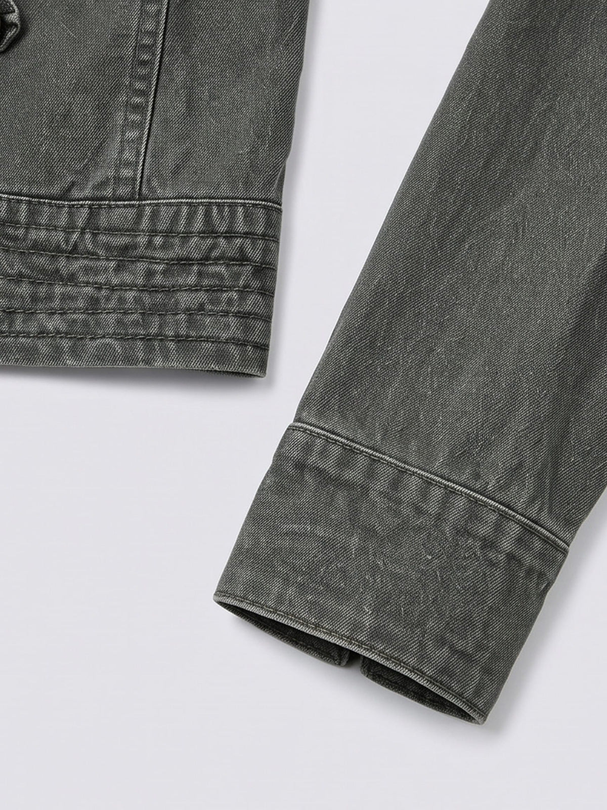 Napoleon jacket – Olive, cuff close-up | XoKool