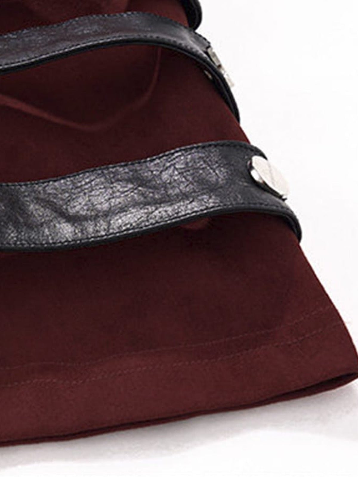 Eyelet strap punk tee – detail view | XoKool
