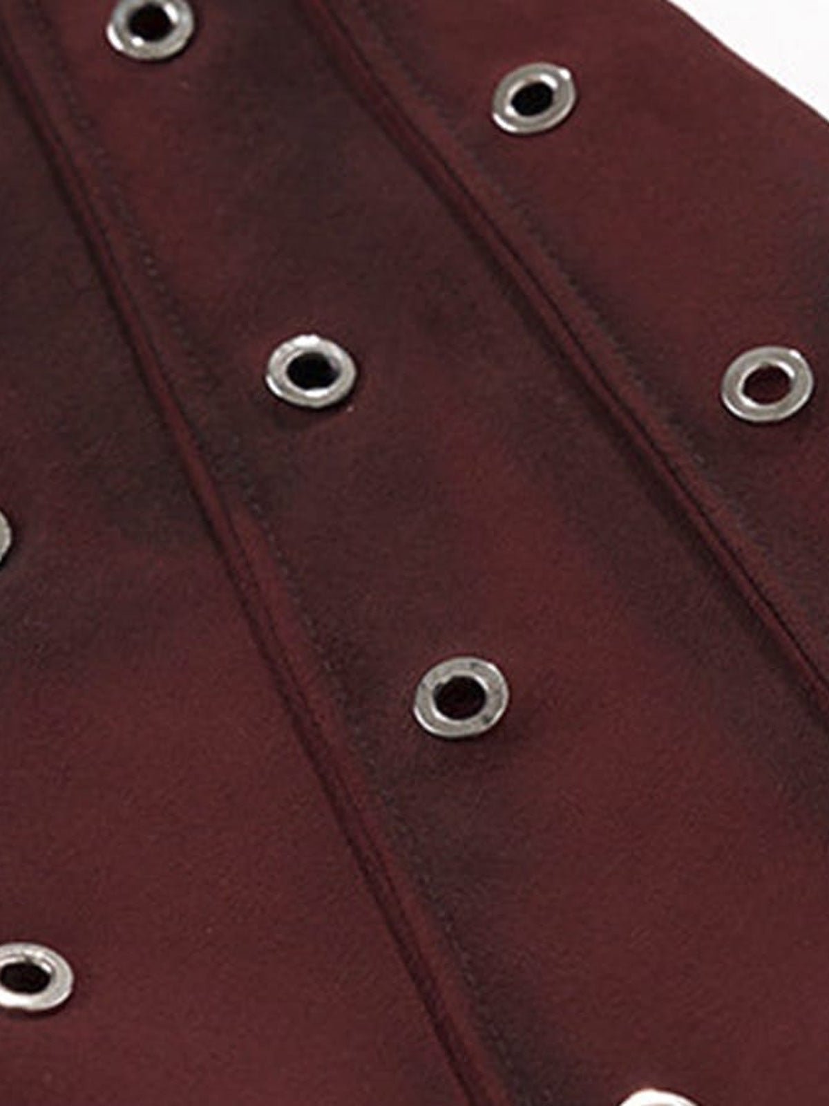 Eyelet strap punk tee – detail view | XoKool