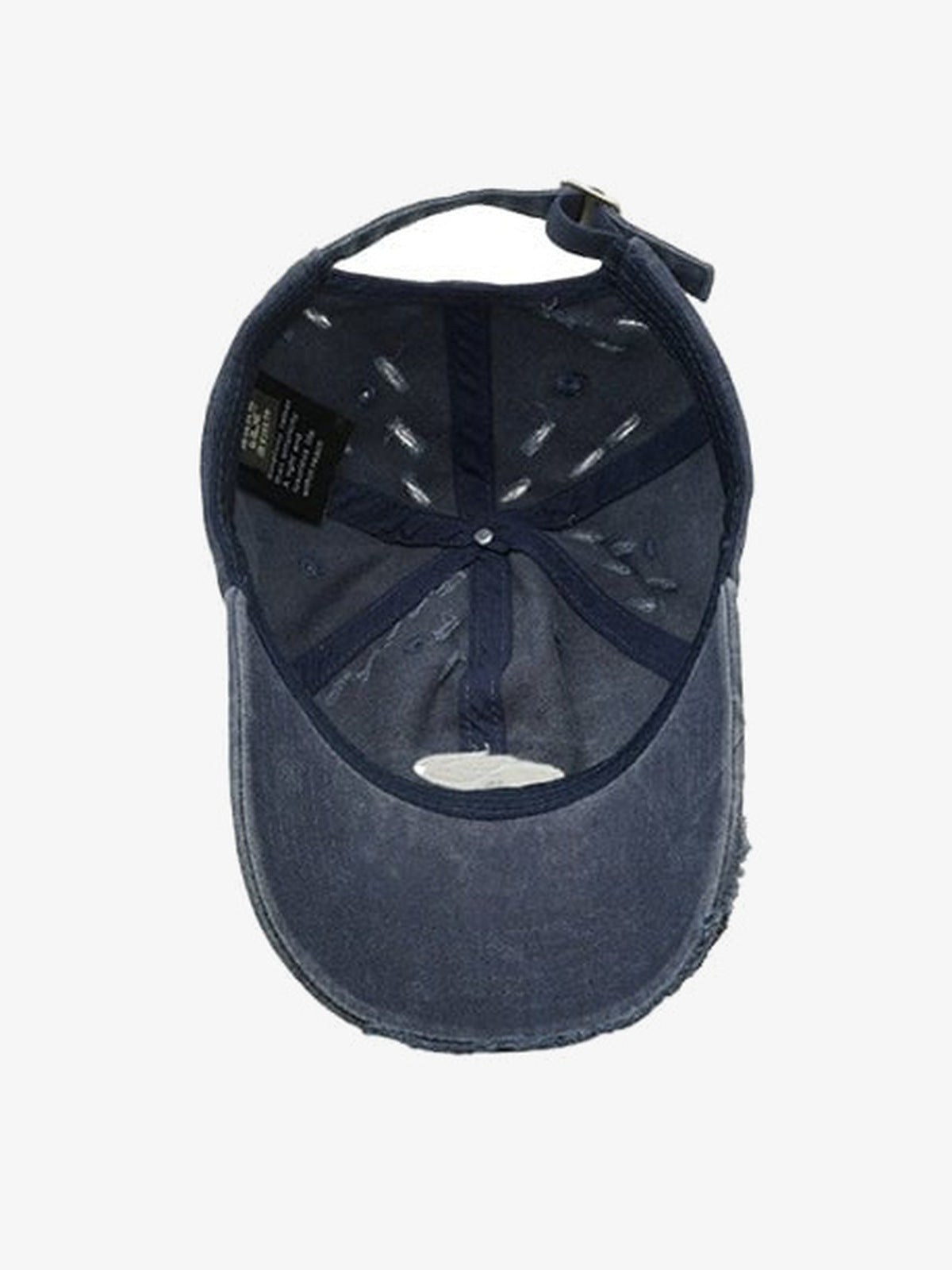 Washed Baseballcap – Blau, Unterseite | XoKool
