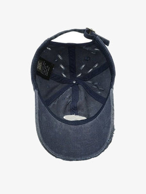 Washed Baseballcap – Blau, Unterseite | XoKool
