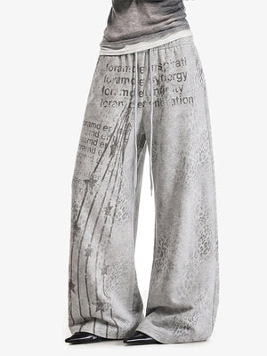 Wide leg sweatpants – Light Grey, on model front | XoKool