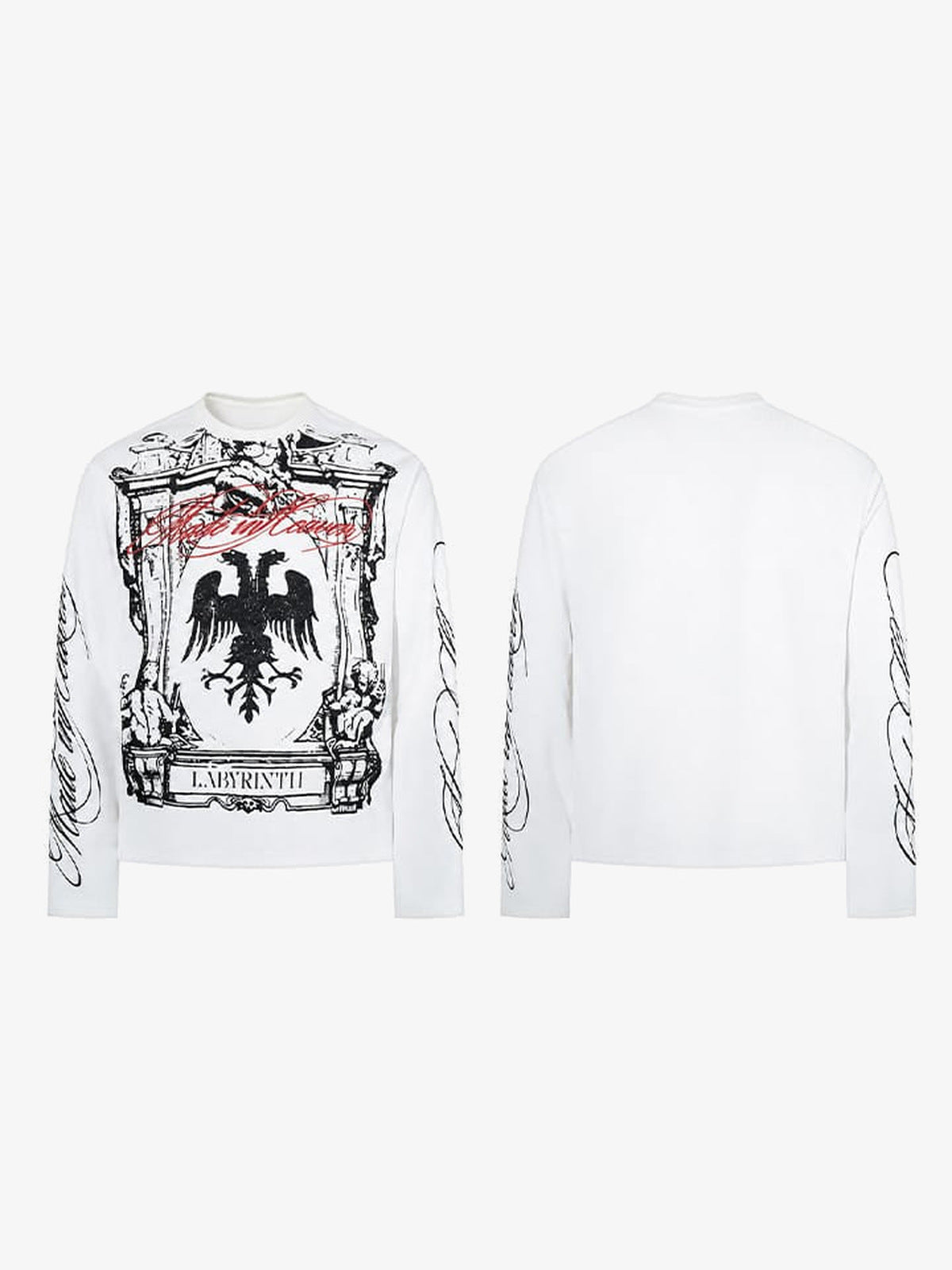 Eagle graphic tee – front and back view | XoKool