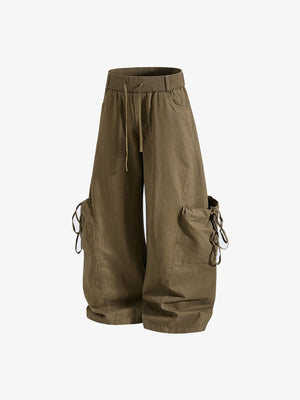 Ballon Cargohose – Khaki, schräge Ansicht | XoKool