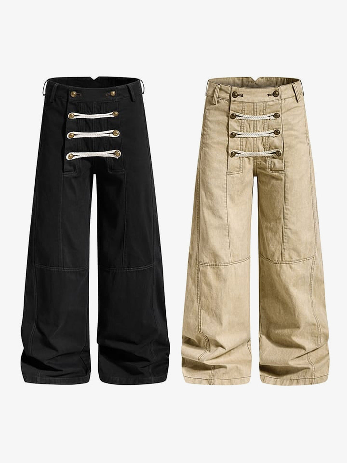 Lace up pants – both colours side by side | XoKool