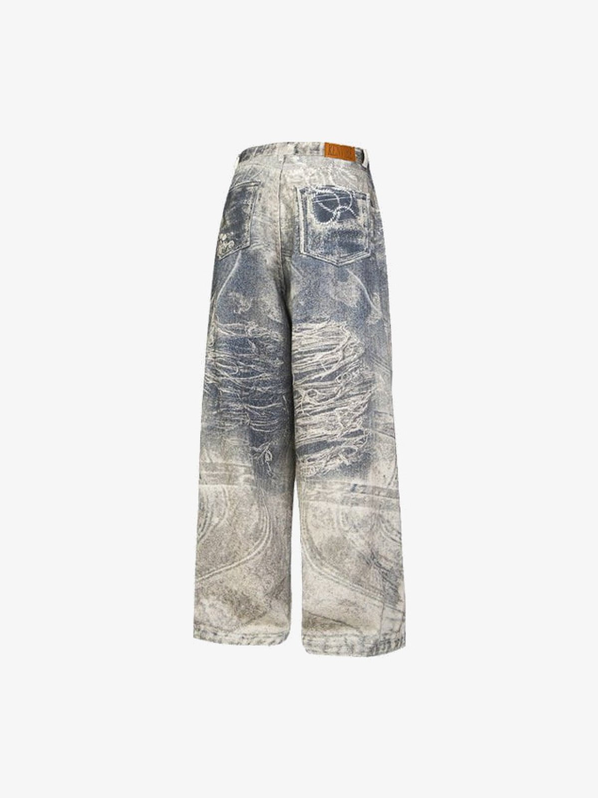 Jeans mit Print – Rückansicht | XoKool