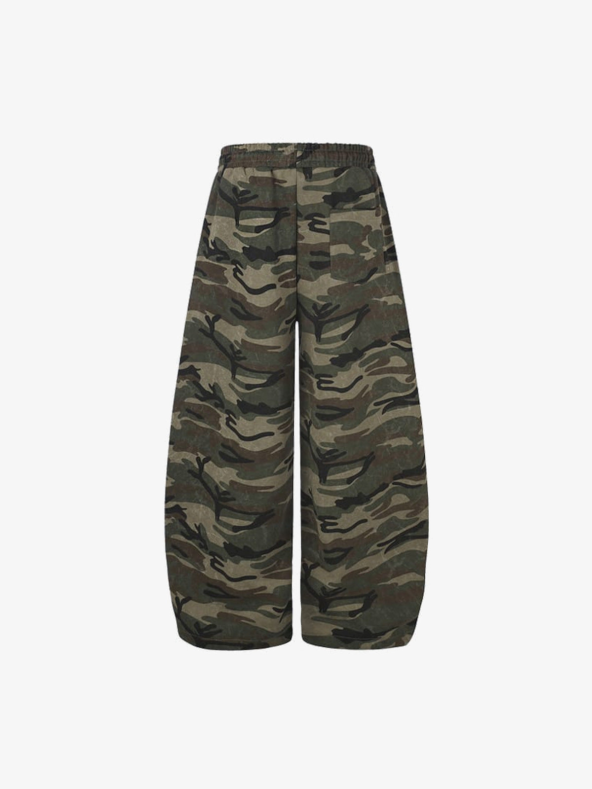 Woodland Camo Jogginghose mit Flaggen-Grafik – Camo, Rückansicht | XoKool